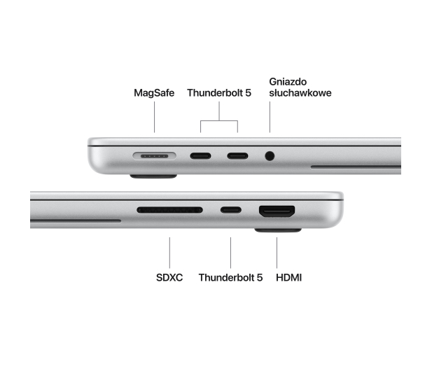 Apple MacBook Pro M5 Pro/24GB/1TB/Mac OS Srebrny 16R GPU PROLED - 1621841 - zdjęcie 7